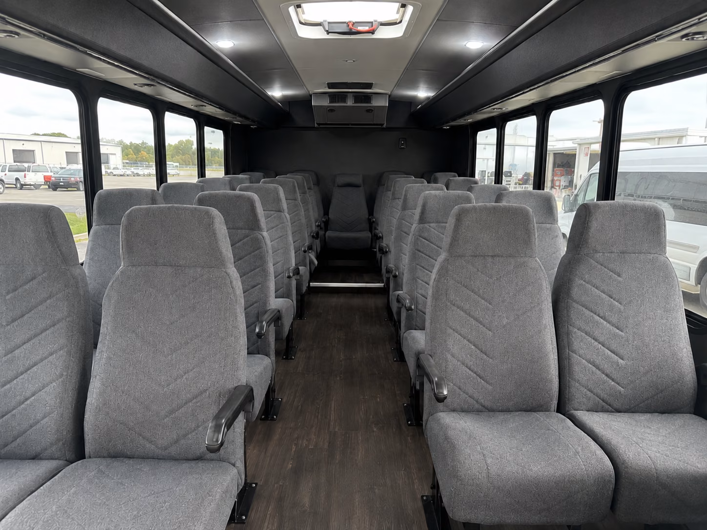 corpus christi 18 passenger minibus interior