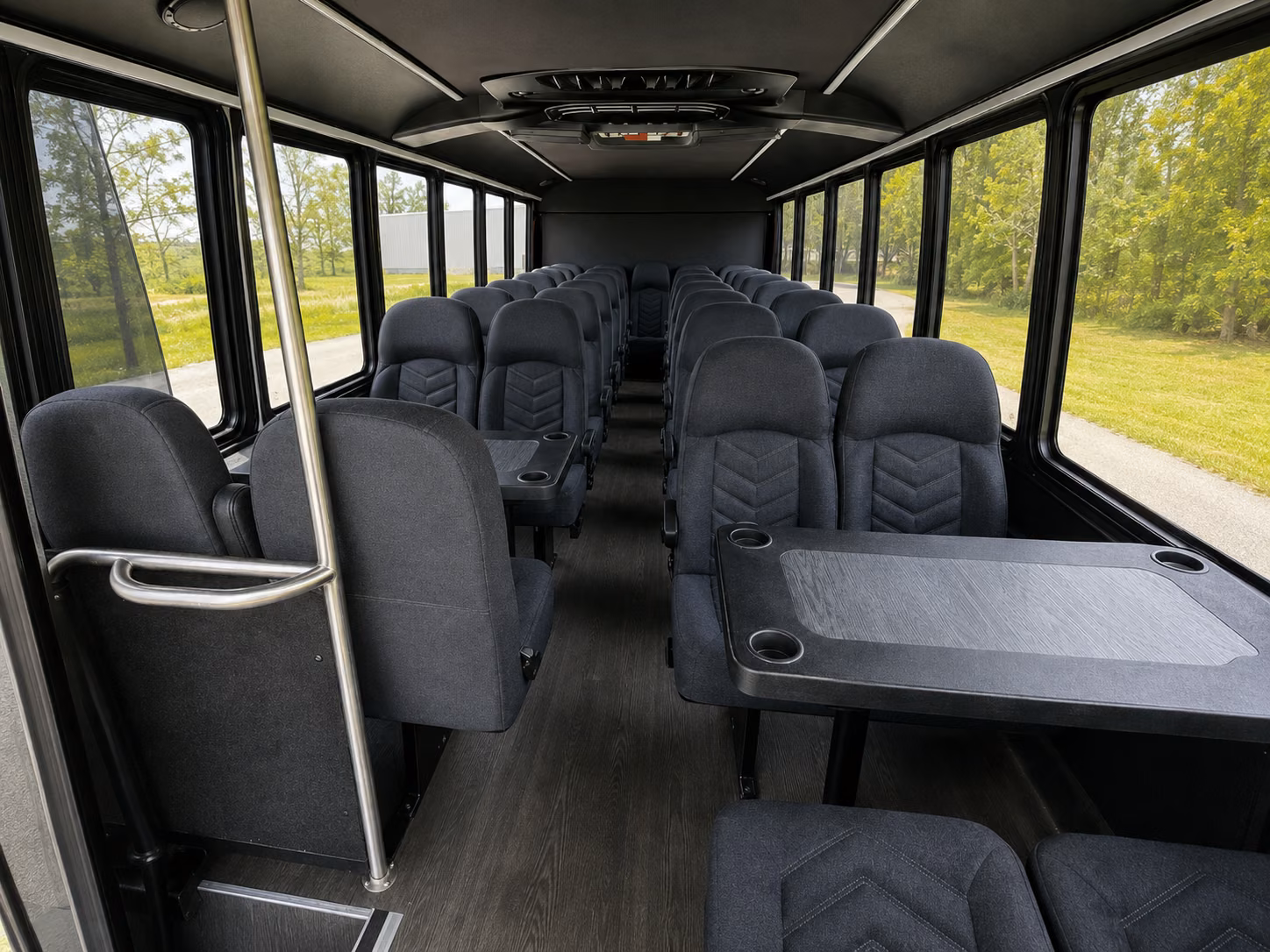 corpus christi 20 passenger minibus inside