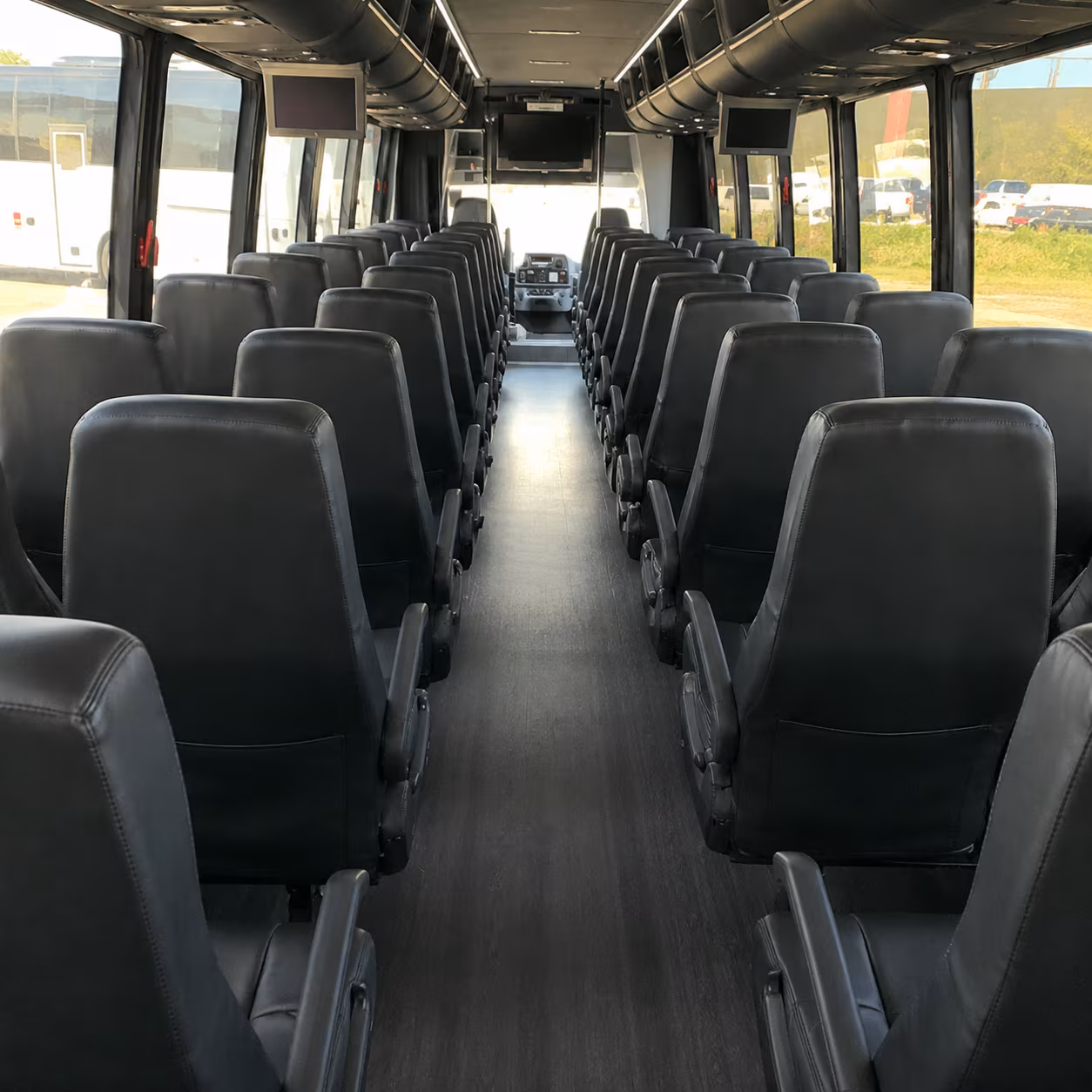 corpus christi 30 passenger minibus interior