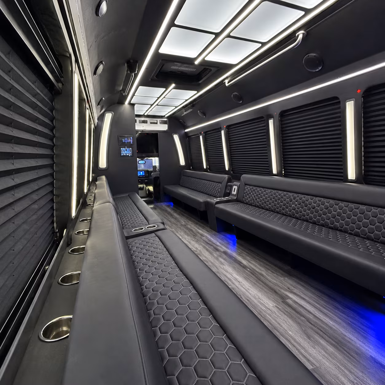 corpus christi party bus interior