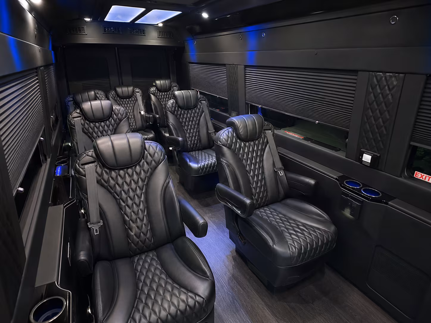 corpus christi sprinter van with driver inside